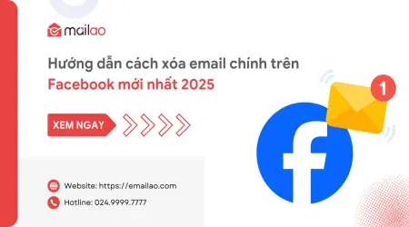Hướng dẫn cách xóa email chính trên Facebook mới nhất 2025