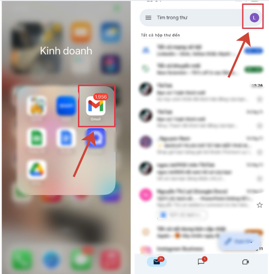 Cách xóa Email trên điện thoại Iphone