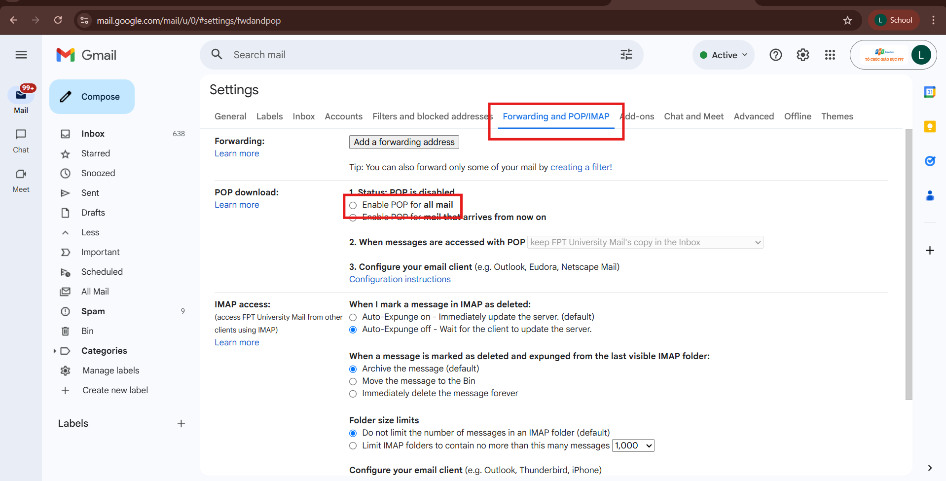 Sao lưu danh bạ và Mail để tránh mất dữ liệu